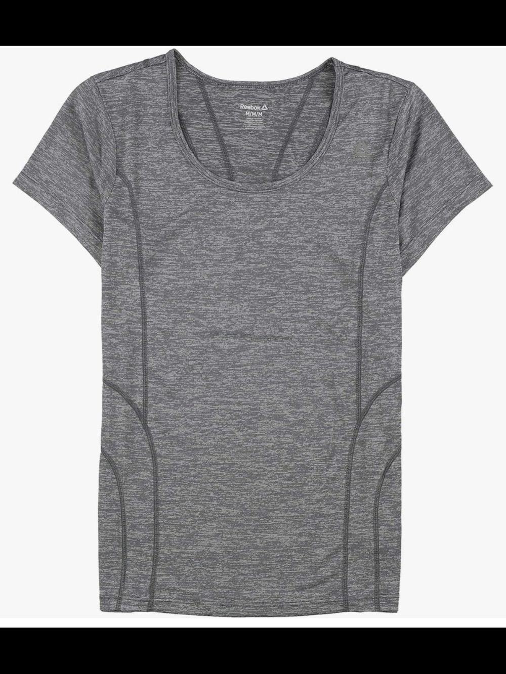 Reebok Heathered Gray Short Sleeve Active Tee
